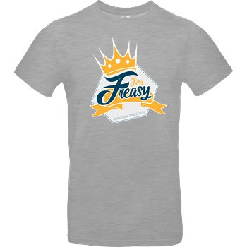 Freasy Freasy - King T-Shirt B&C EXACT 190 - heather grey