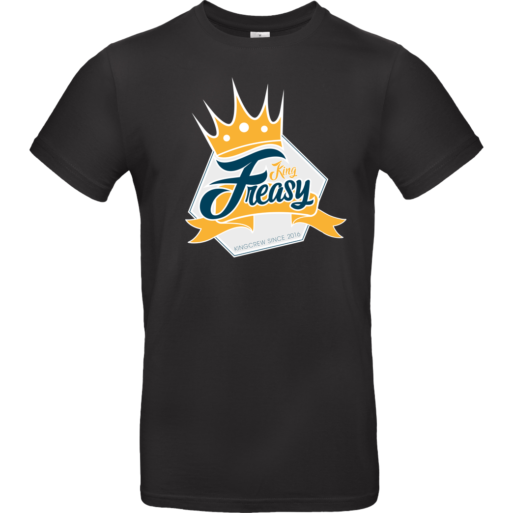 Freasy Freasy - King T-Shirt B&C EXACT 190 - Black
