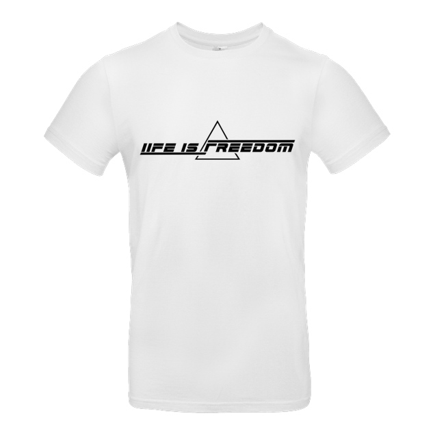 Freeriders - Freeriders - LIF - Life is freedom - T-Shirt - B&C EXACT 190 -  White