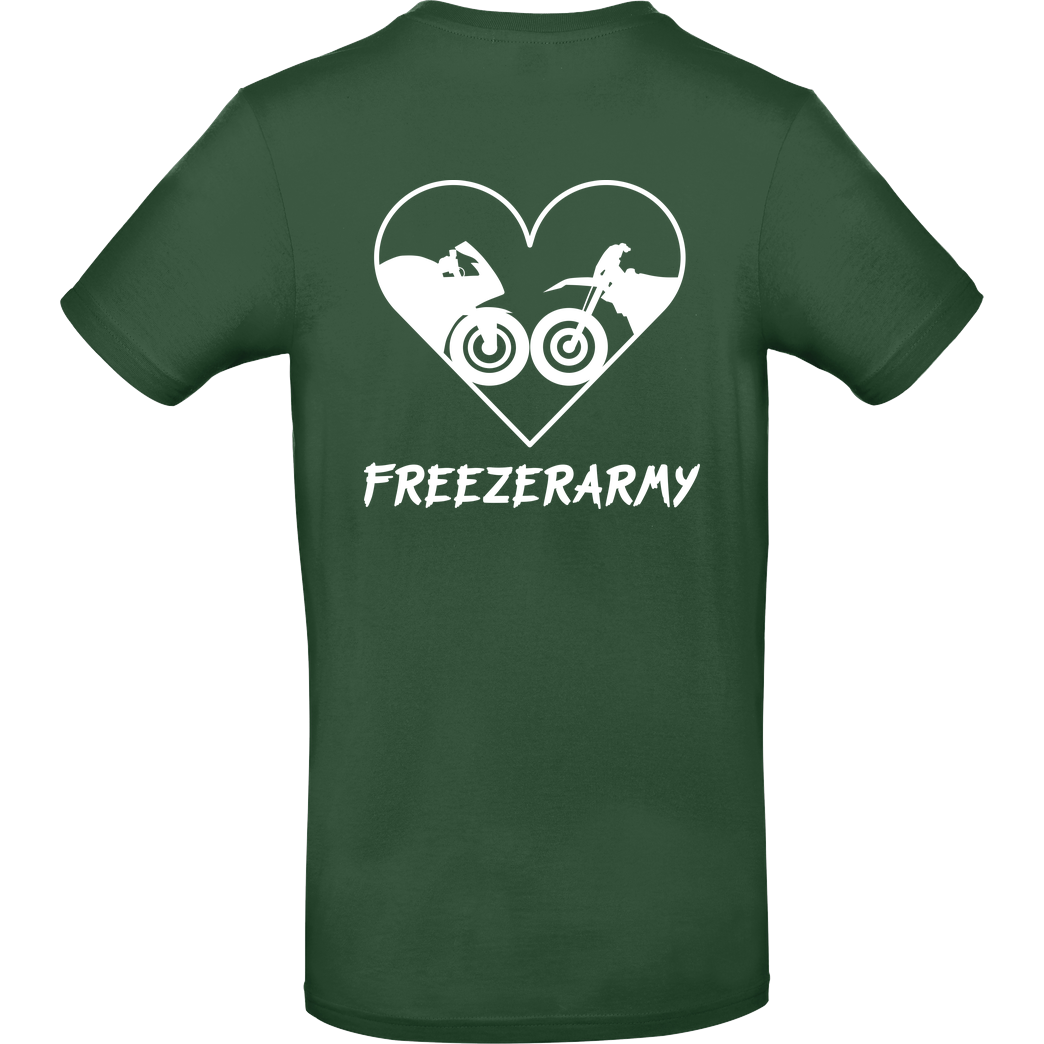 FreezerArmy FreezerArmy - SuperSportler T-Shirt B&C EXACT 190 -  Bottle Green