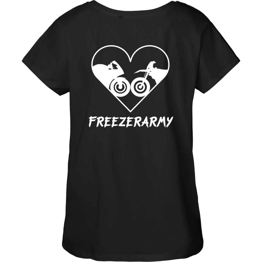 FreezerArmy FreezerArmy - SuperSportler T-Shirt Fairtrade Loose Fit Girlie - black