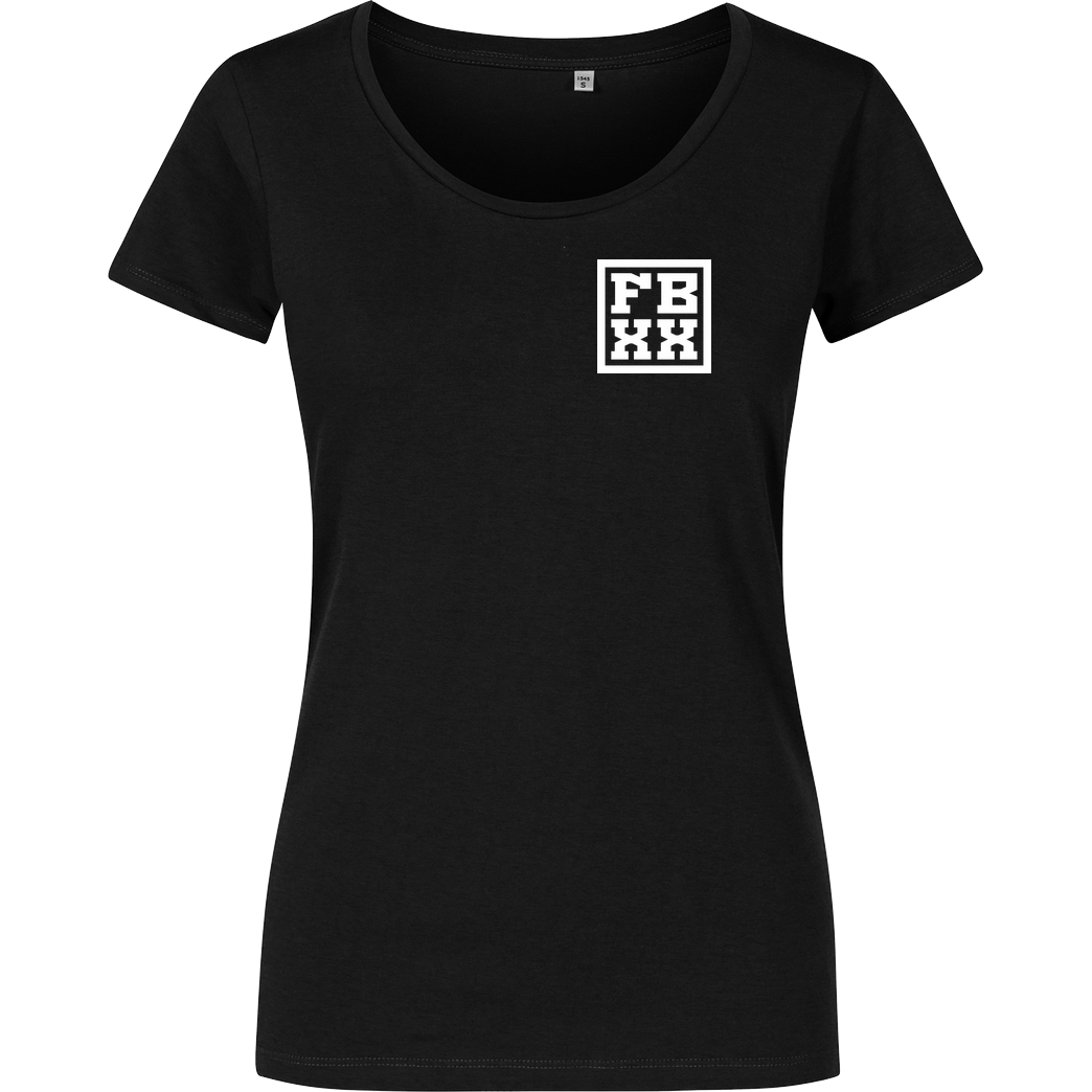 FRESHBOXXTV Fresh Boxx TV - XX T-Shirt Girlshirt schwarz