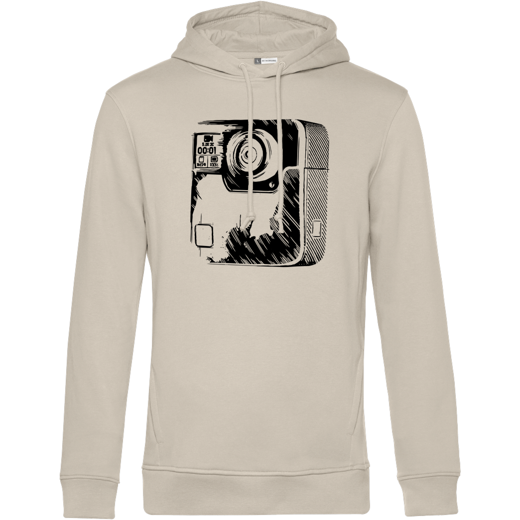FilmenLernen.de Fusion Sweatshirt B&C HOODED INSPIRE - Off-White
