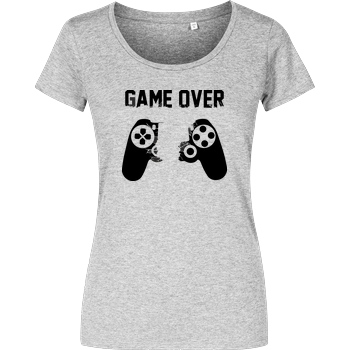 bjin94 Game Over v1 T-Shirt Girlshirt heather grey