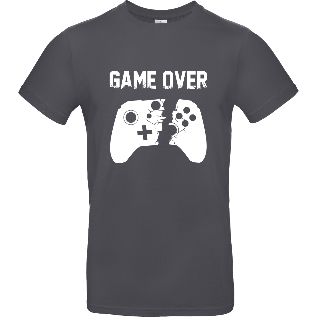 bjin94 Game Over v2 T-Shirt B&C EXACT 190 - Dark Grey