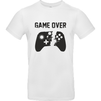bjin94 Game Over v2 T-Shirt B&C EXACT 190 -  White