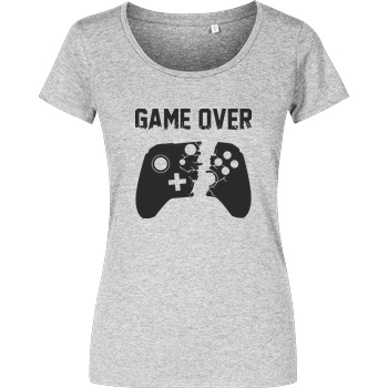 bjin94 Game Over v2 T-Shirt Girlshirt heather grey