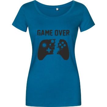 bjin94 Game Over v2 T-Shirt Girlshirt petrol