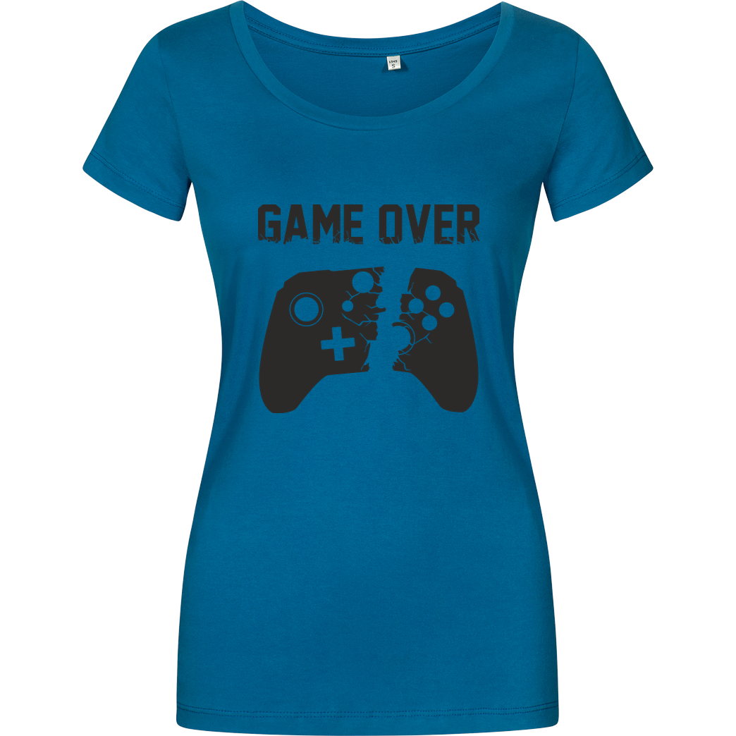 bjin94 Game Over v2 T-Shirt Girlshirt petrol