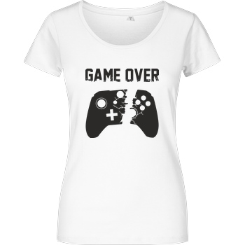 bjin94 Game Over v2 T-Shirt Girlshirt weiss