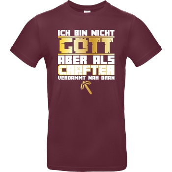bjin94 Gamer Gott - MC Edition T-Shirt B&C EXACT 190 - Burgundy