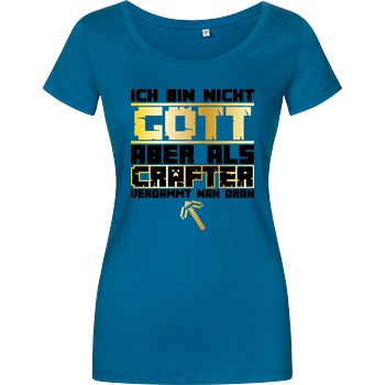 bjin94 Gamer Gott - MC Edition T-Shirt Girlshirt petrol