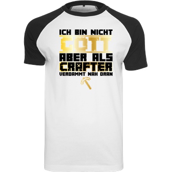 bjin94 Gamer Gott - MC Edition T-Shirt Raglan Tee white