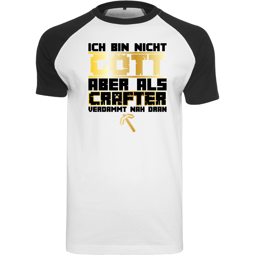 bjin94 Gamer Gott - MC Edition T-Shirt Raglan Tee white