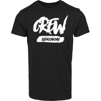 GamerBrother - Crew-Shirt - BroArmy House Brand T-Shirt - Black