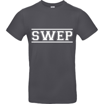 Gamerklinik Gamerklinik - SWEP College weiß T-Shirt B&C EXACT 190 - Dark Grey