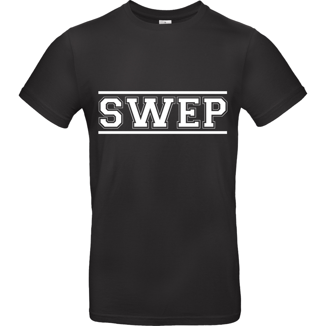 Gamerklinik Gamerklinik - SWEP College weiß T-Shirt B&C EXACT 190 - Black