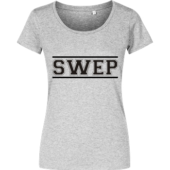 Gamerklinik Gamerklinik - SWEP College schwarz T-Shirt Girlshirt heather grey