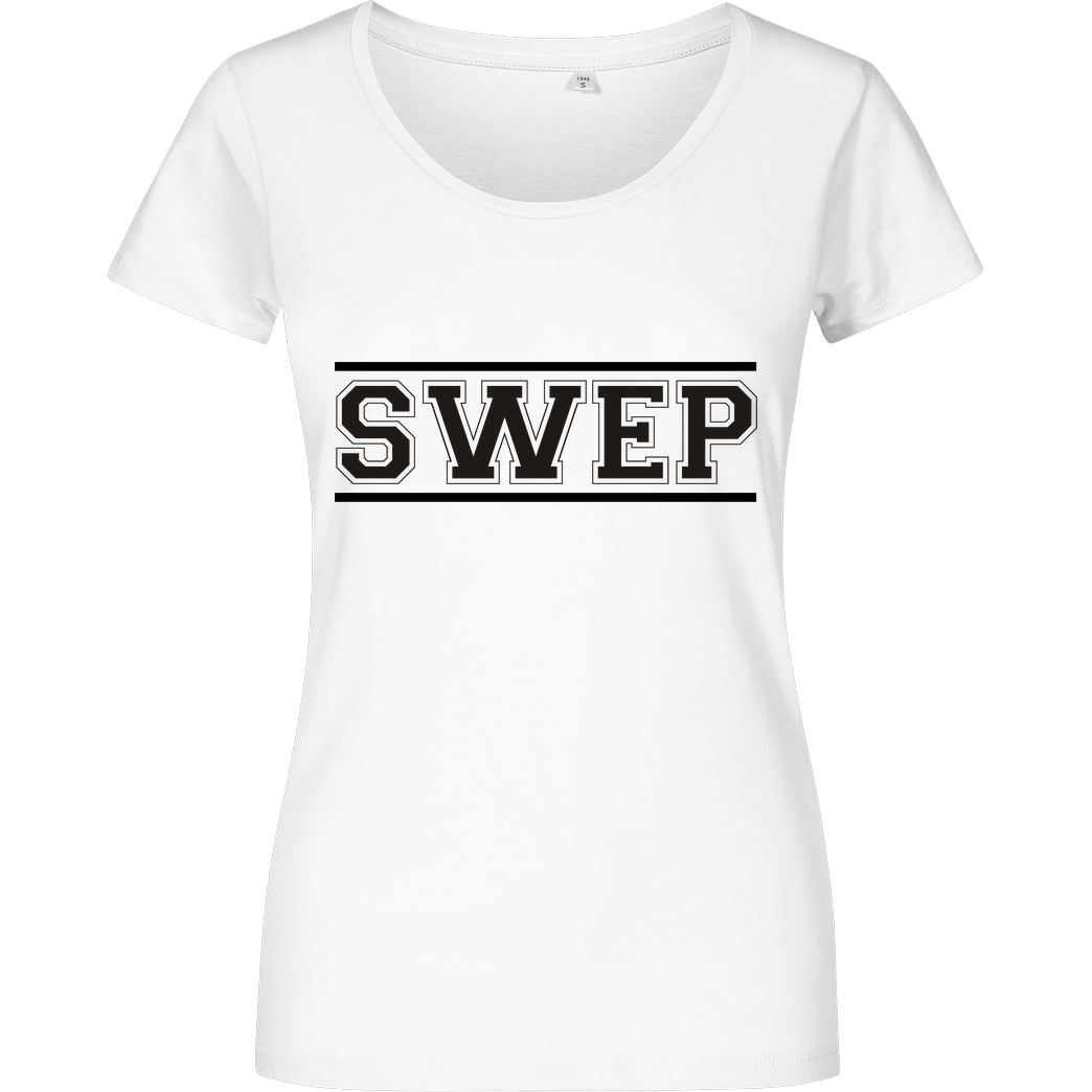 Gamerklinik Gamerklinik - SWEP College schwarz T-Shirt Girlshirt weiss