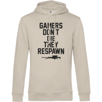 Gamers don't die B&C HOODED INSPIRE - Off-White