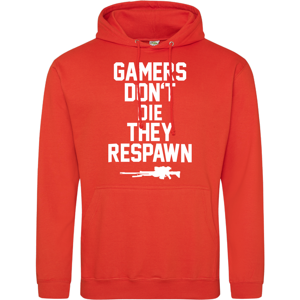 bjin94 Gamers don't die Sweatshirt JH Hoodie - Orange