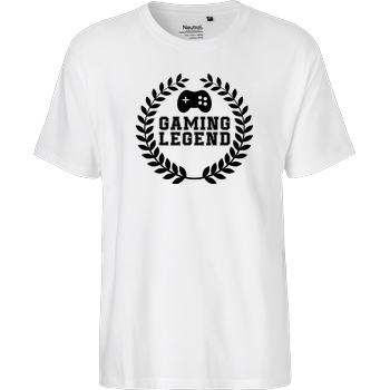 bjin94 Gaming Legend T-Shirt Fairtrade T-Shirt - white