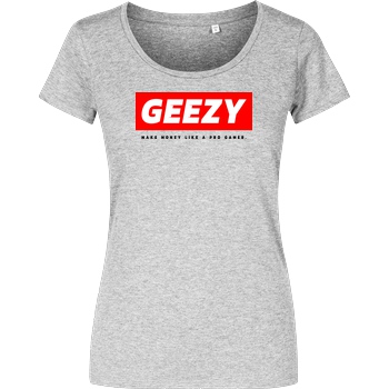 Geezy Geezy - Geezy T-Shirt Girlshirt heather grey