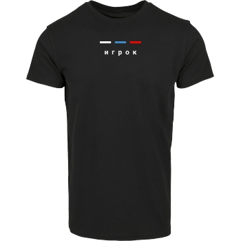 Geezy Geezy - Russian Player T-Shirt House Brand T-Shirt - Black