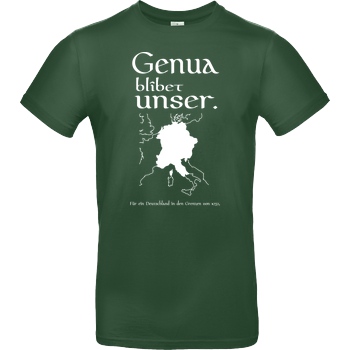 None Genua T-Shirt B&C EXACT 190 -  Bottle Green