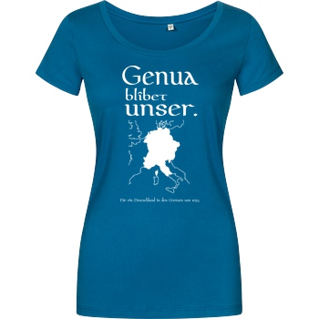 None Genua T-Shirt Girlshirt petrol