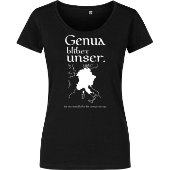 None Genua T-Shirt Girlshirt schwarz