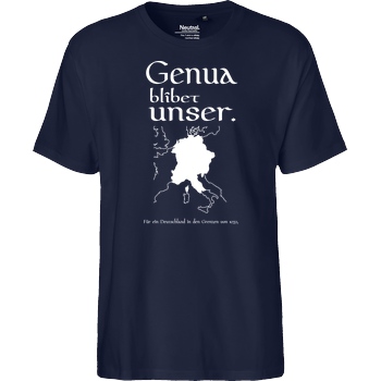 None Genua T-Shirt Fairtrade T-Shirt - navy