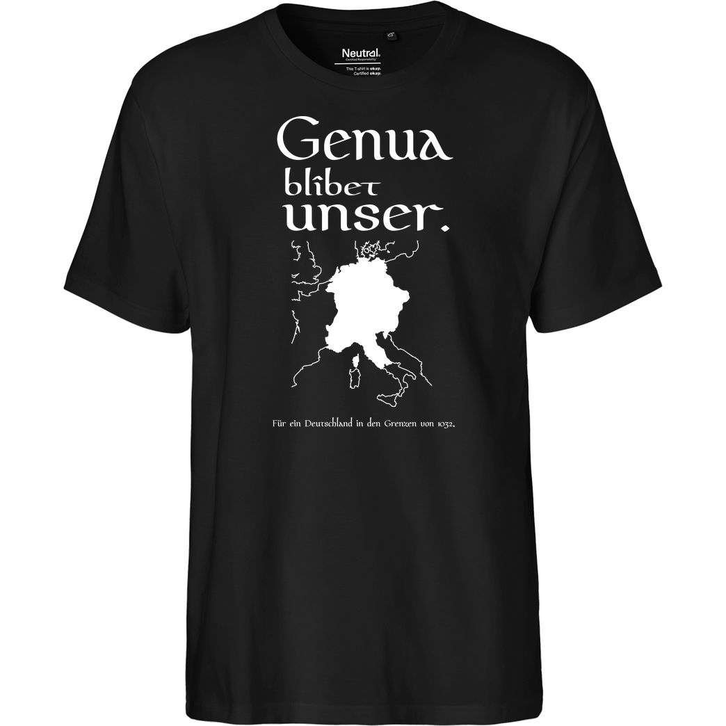 None Genua T-Shirt Fairtrade T-Shirt - black