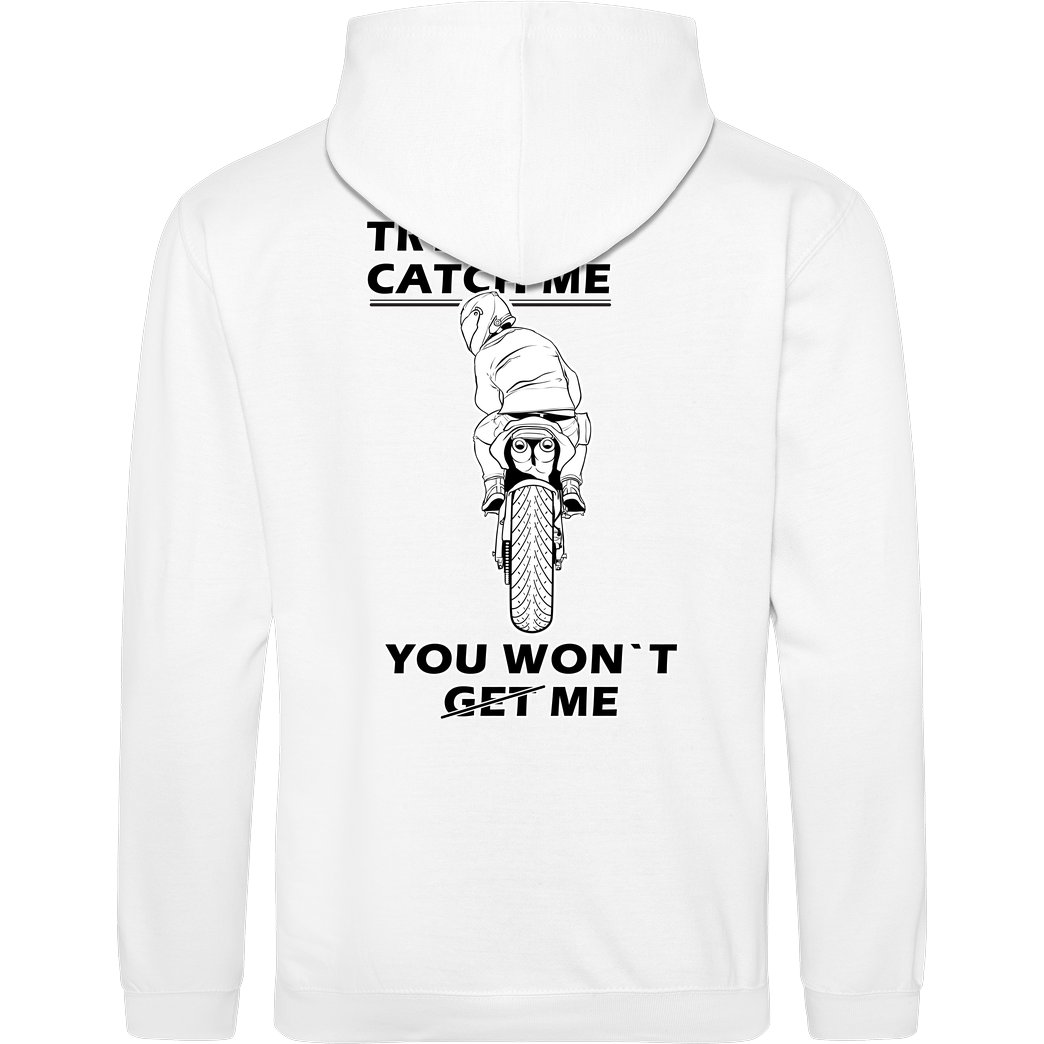 Ginto Ginto - Try to catch me Sweatshirt JH Hoodie - Weiß