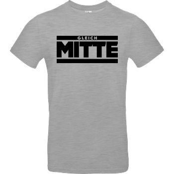 GleichMitte GleichMitte - Logo T-Shirt B&C EXACT 190 - heather grey