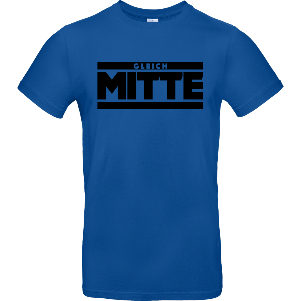 GleichMitte GleichMitte - Logo T-Shirt B&C EXACT 190 - Royal Blue