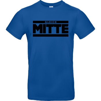 GleichMitte GleichMitte - Logo T-Shirt B&C EXACT 190 - Royal Blue