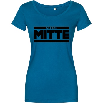 GleichMitte GleichMitte - Logo T-Shirt Girlshirt petrol
