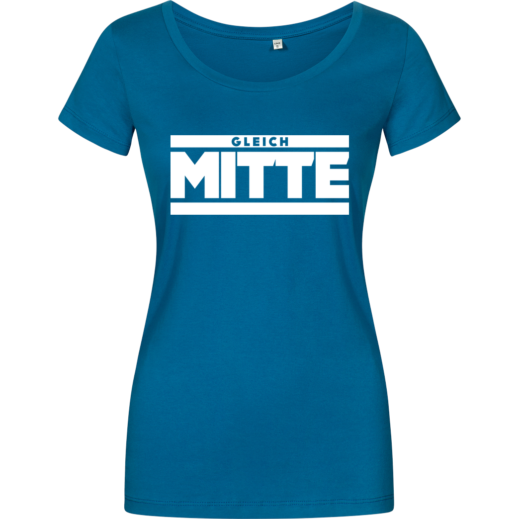 GleichMitte GleichMitte - Logo T-Shirt Girlshirt petrol