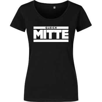 GleichMitte GleichMitte - Logo T-Shirt Girlshirt schwarz