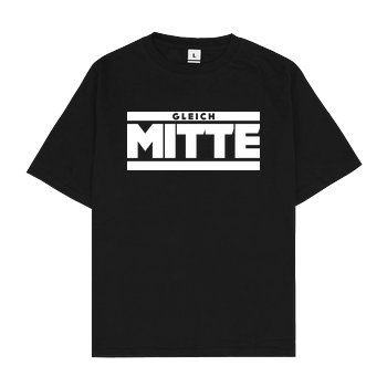 GleichMitte - Logo Oversize T-Shirt - Black