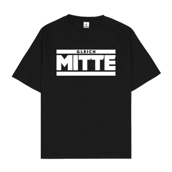 GleichMitte GleichMitte - Logo T-Shirt Oversize T-Shirt - Black