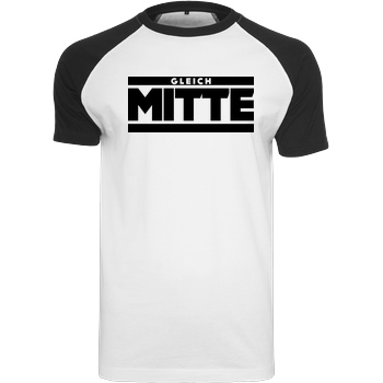 GleichMitte GleichMitte - Logo T-Shirt Raglan Tee white