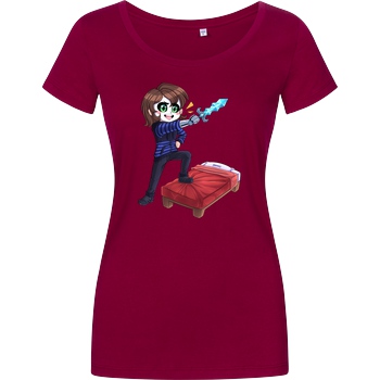 GermanLetsPlay GLP - Bedwars T-Shirt Girlshirt berry