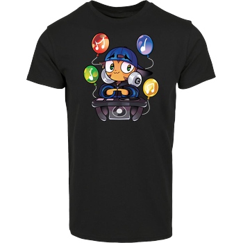 GermanLetsPlay GLP - Bloons DJ T-Shirt House Brand T-Shirt - Black