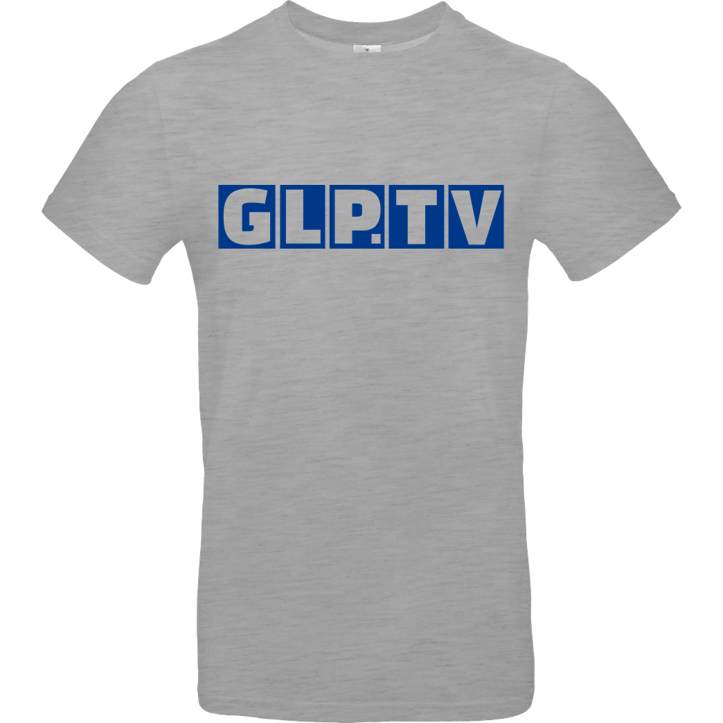 GermanLetsPlay GLP - GLP.TV royal T-Shirt B&C EXACT 190 - heather grey