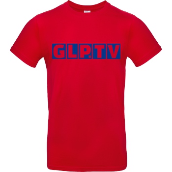GermanLetsPlay GLP - GLP.TV royal T-Shirt B&C EXACT 190 - Red