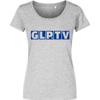 GermanLetsPlay GLP - GLP.TV royal T-Shirt Girlshirt heather grey