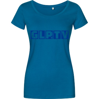 GermanLetsPlay GLP - GLP.TV royal T-Shirt Girlshirt petrol