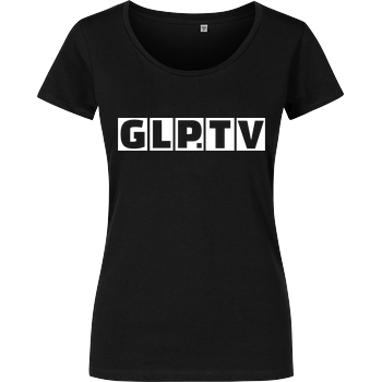 GLP - GLP.TV white Girlshirt schwarz